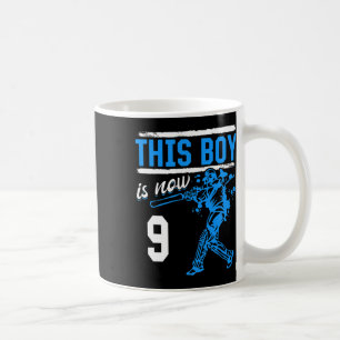 Cricket - This Boy Is Now 9 Year Old 9 Th Birthday Coffee Mug