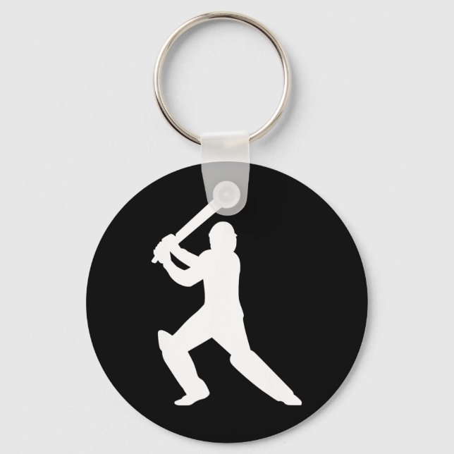 Cricket Tter 1  Key Ring (Front)
