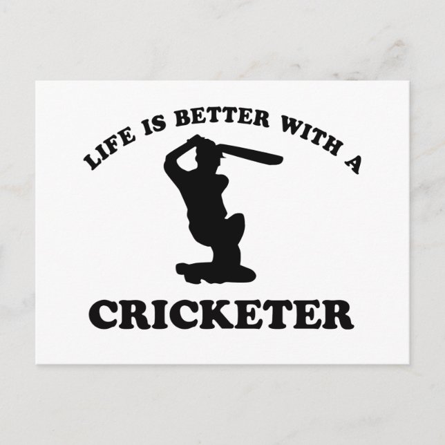 Cricket Vector Designs Postcard (Front)