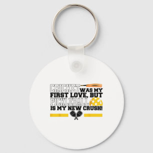 Cricket Was My First Love Key Ring