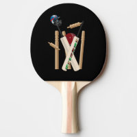 Cricket Wickets, Bats And Ball, 
