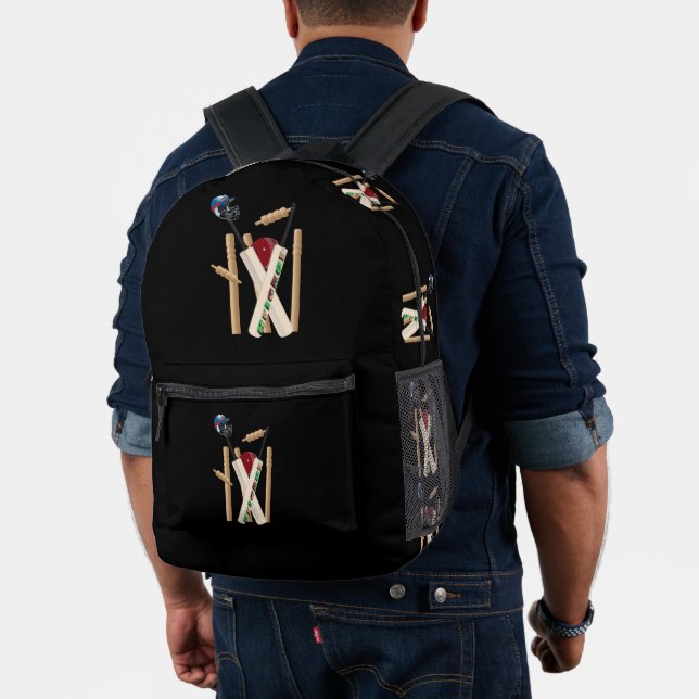 Cricket Wickets, Bats, Ball, Helmet, Backpack (Insitu (Model))