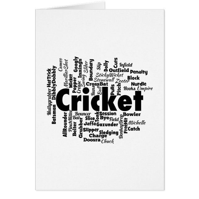 Cricket Word Cloud (Front)