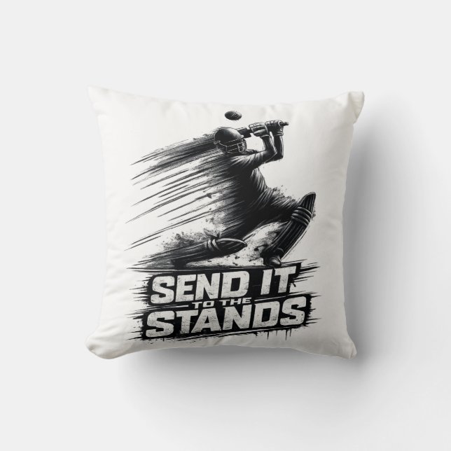 Cricket World Cup Power  T-Shirt Cushion (Front)