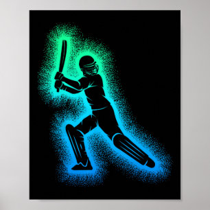 Cricket Youth Boys Kids Poster
