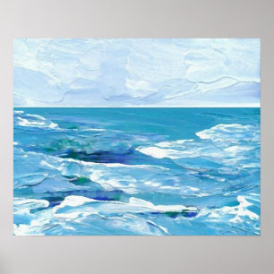 CricketDiane Ocean Poster - Bright Magic Sea