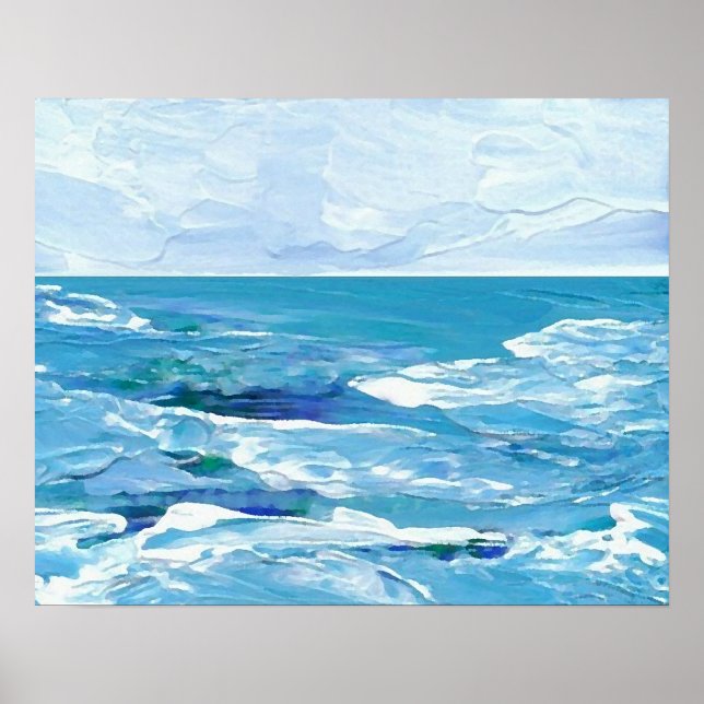 CricketDiane Ocean Poster - Bright Magic Sea (Front)