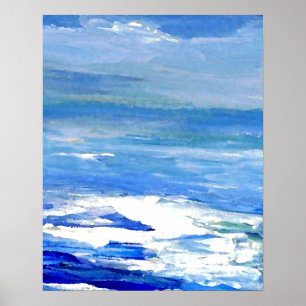 CricketDiane Ocean Poster Distant Sky