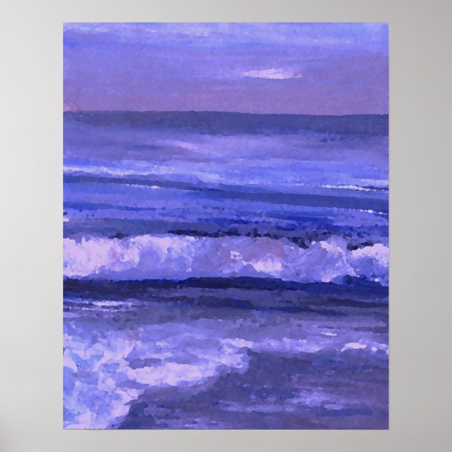 CricketDiane Ocean Poster - Tranquillity 2 Seascap (Front)