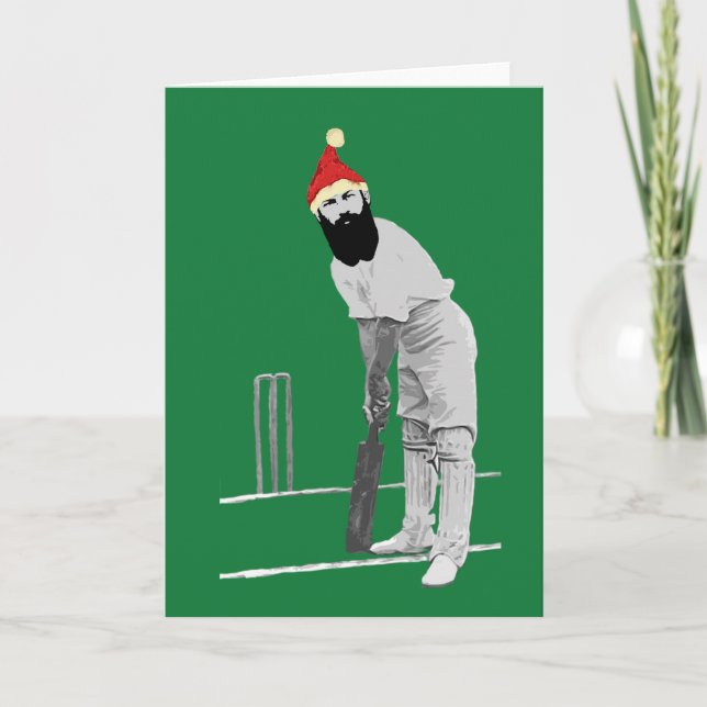 Cricketing Christmas Card (Front)