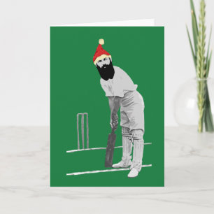Cricketing Christmas Card