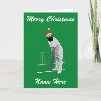 Cricketing Christmas Card