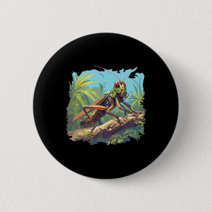 Crickets Animal Cricket 10  6 Cm Round Badge