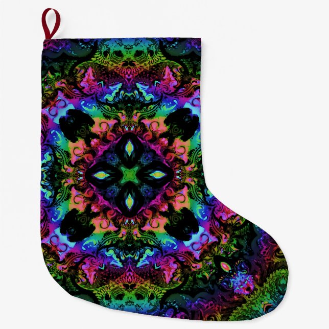 Crickets Pride  Large Christmas Stocking (Front)