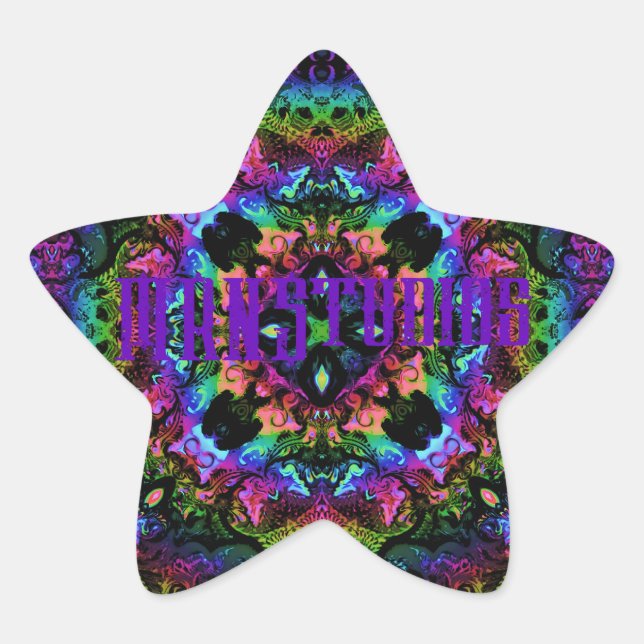 Crickets Pride  Star Sticker (Front)
