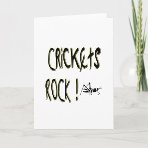 Crickets Rock! Greeting Card