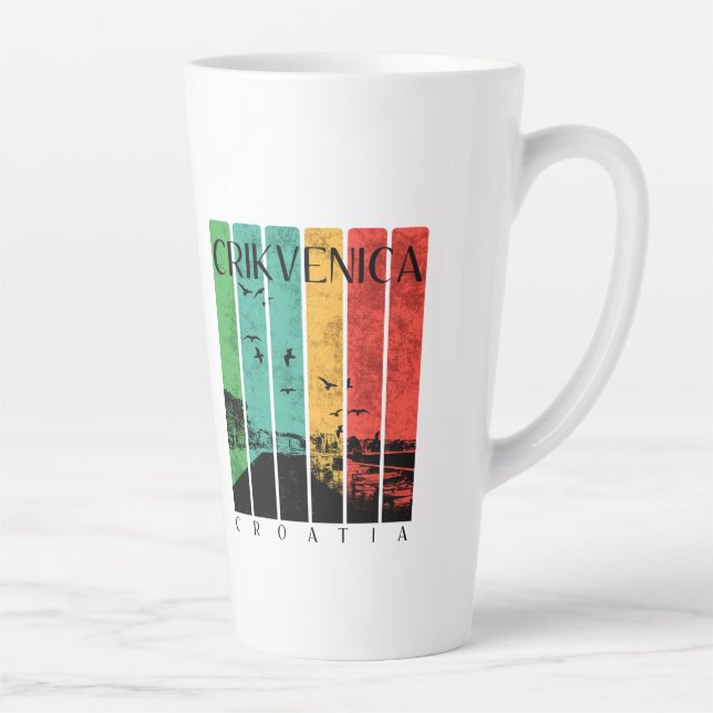 Crikvenica  latte mug (Right)