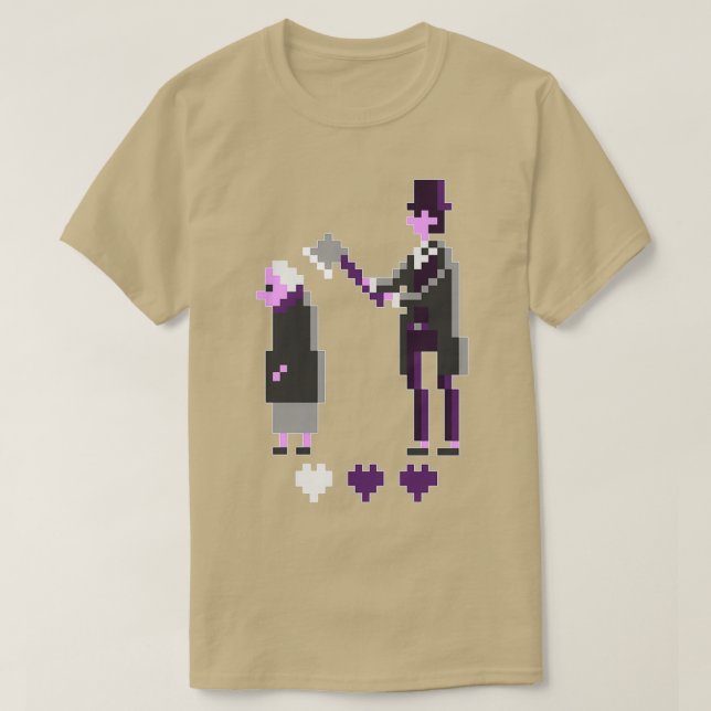 Crime and Punishment retro 8 bit style Classic TSh T-Shirt (Design Front)