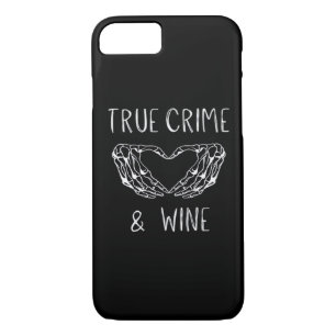 Crime And Wine Skeleton Hands  iPhone 8/7 Case