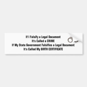 Crime Bumper Sticker