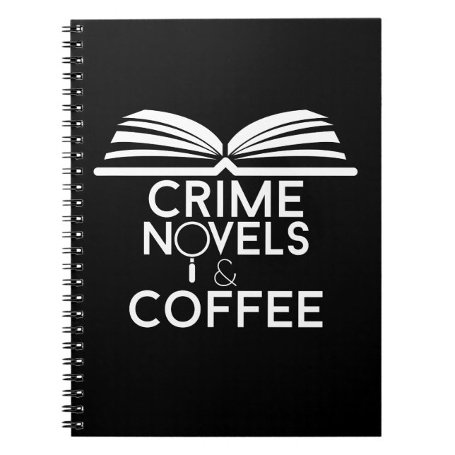 Crime Novels and Coffee Notebook (Front)