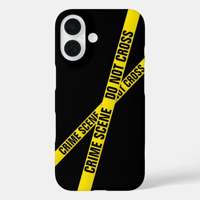 Crime scene Case-Mate iPhone case (Back)