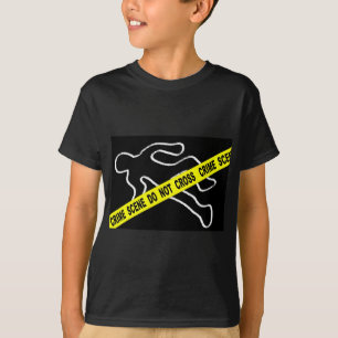 Crime Scene Chalk Mark T-Shirt