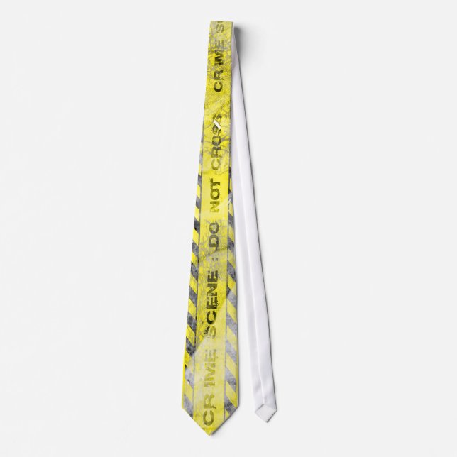 Crime scene distress tie (Front)