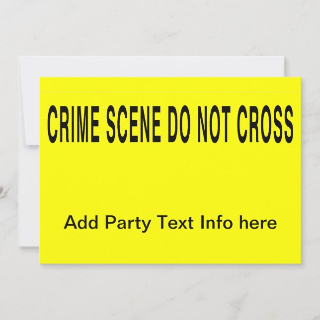 Crime Scene Do Not Cross (Front)