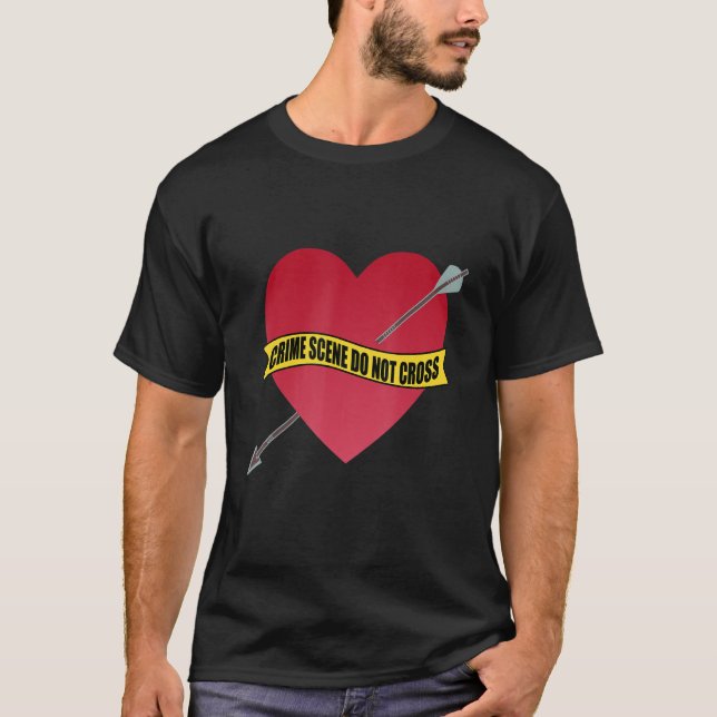 Crime Scene Do Not Cross Failed Marriage Divorce B T-Shirt (Front)