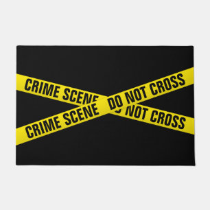 Crime scene doormat