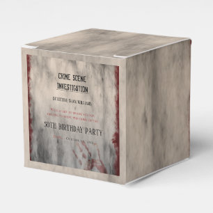 Crime Scene Investigation 50TH bIRTHDAY pARTY Favour Box