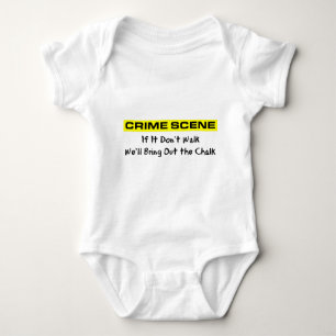 Crime Scene Investigator Baby Bodysuit