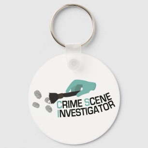 Crime Scene Investigator Key Ring