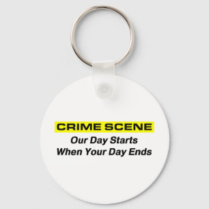 Crime Scene Investigator Key Ring