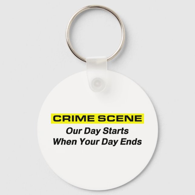 Crime Scene Investigator Key Ring (Front)