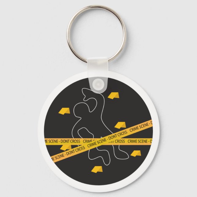 Crime Scene Key Ring (Front)