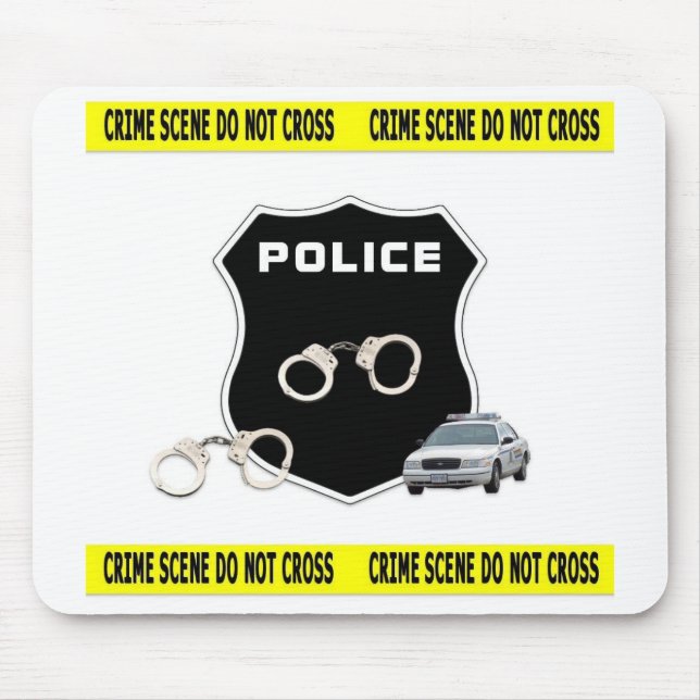 Crime Scene Mouse Pad (Front)