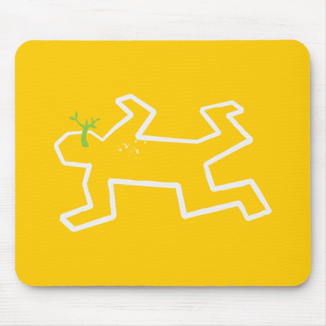 Crime Scene Mouse Pad (Front)