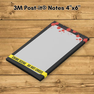 Crime Scene Post-it Notes