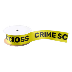 Crime Scene Satin Ribbon