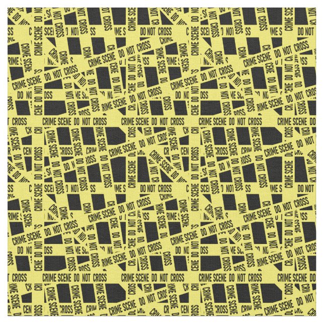 Crime Scene tape fabric (Close Up)