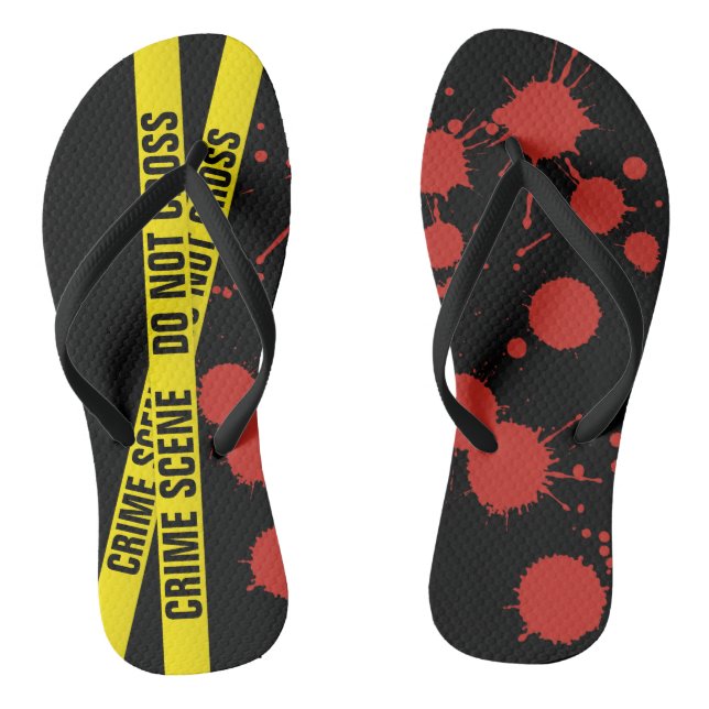 Crime Scene Thongs (Footbed)