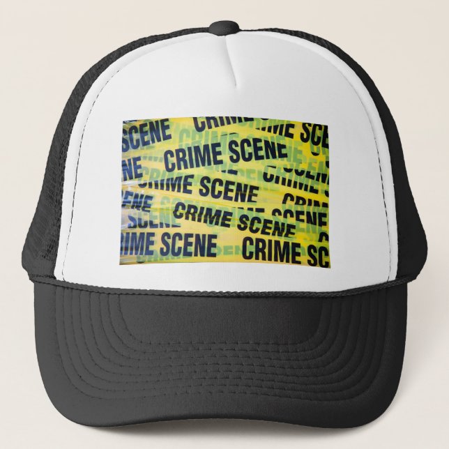 Crime scene, trucker hat (Front)