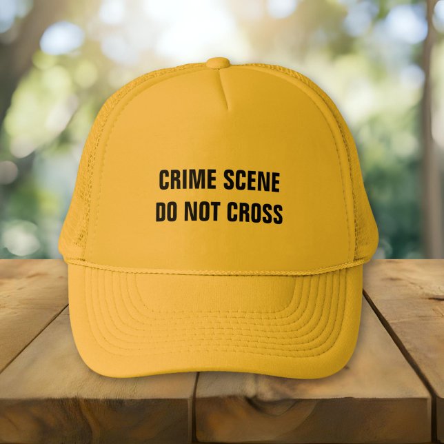 Crime Scene Trucker Hat (Creator Uploaded)