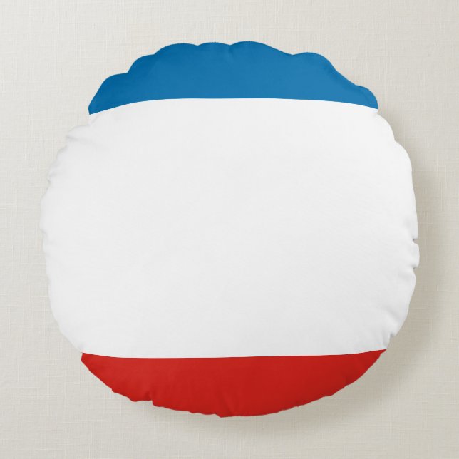 Crimea Flag Round Cushion (Front)