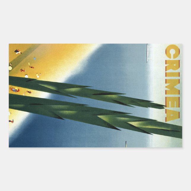 Crimea Rectangular Sticker (Front)