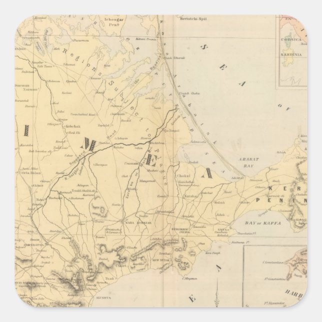 Crimea Square Sticker (Front)