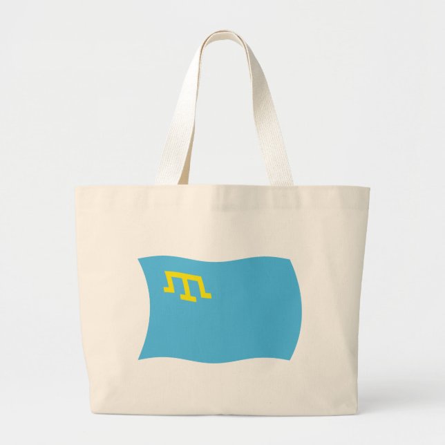 Crimean Tatars Flag Tote Bag (Front)