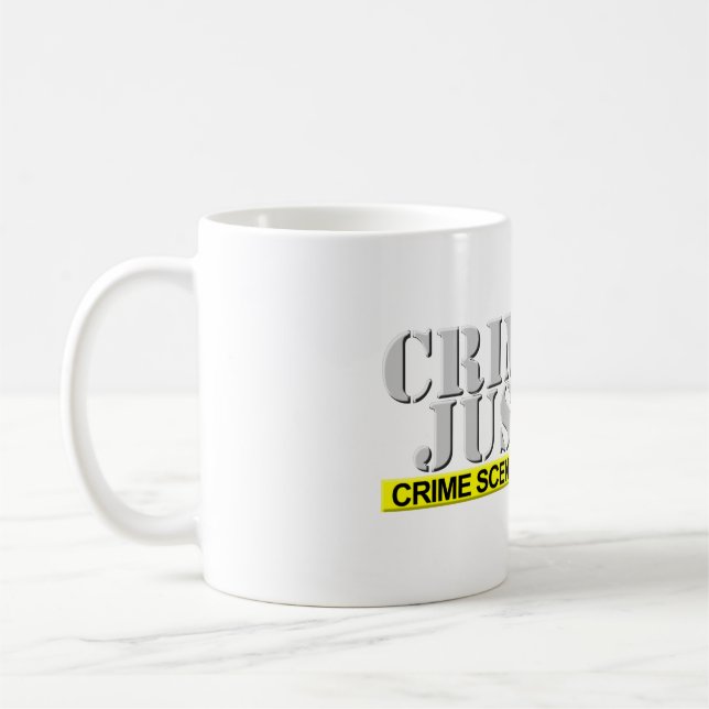 Criminal Justice (Customisable) Coffee Mug (Left)